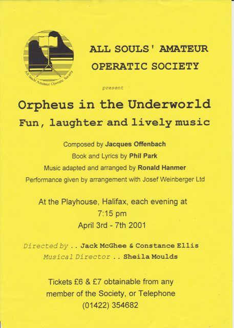 Orpheus in the Underworld archive