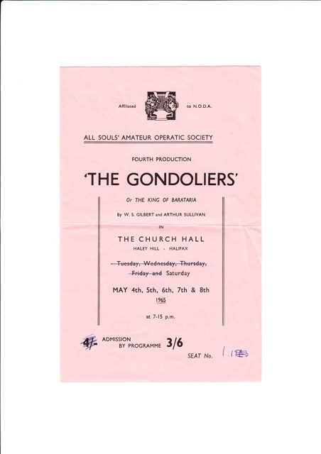 The Gondoliers — The Gondoliers 1965 - 1.jpg