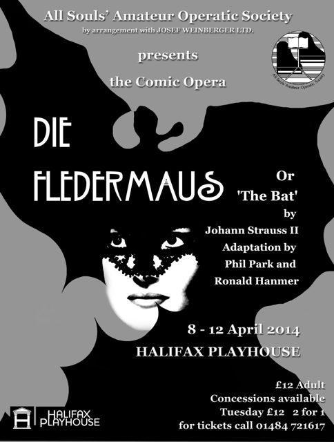 Additional posters & photographs — ASAOS die fledermaus poster BW 021213.jpg
