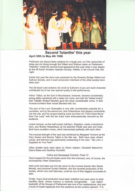 Iolanthe archive