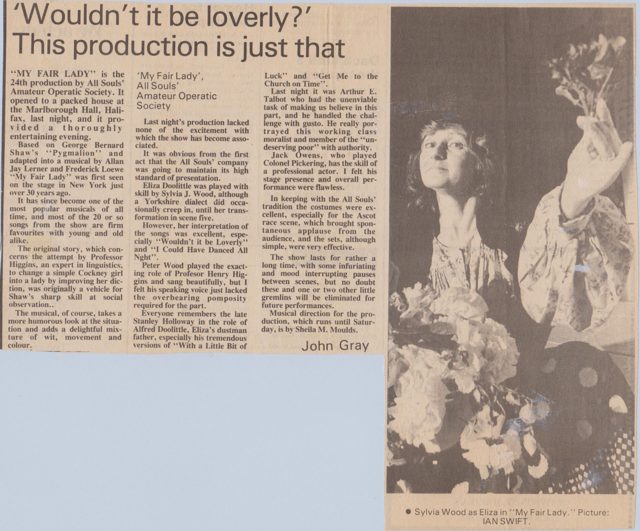 My Fair Lady — 1985 MY FAIR LADY 002.jpg